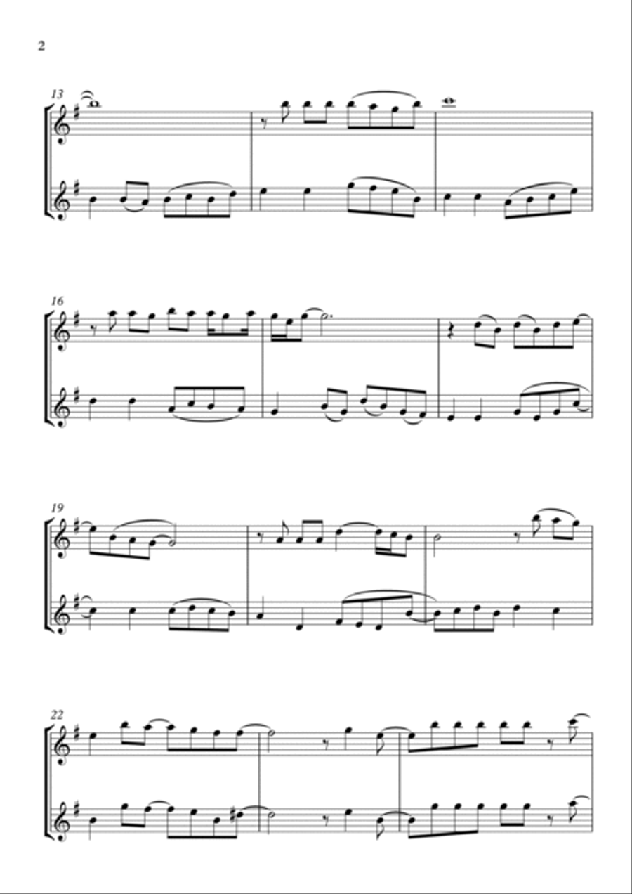 Flowers Woodwind Duet scores gallery preview page 2