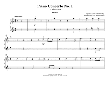 Piano Concerto No. 1 (1st Movement) (arr. Eric Baumgartner)