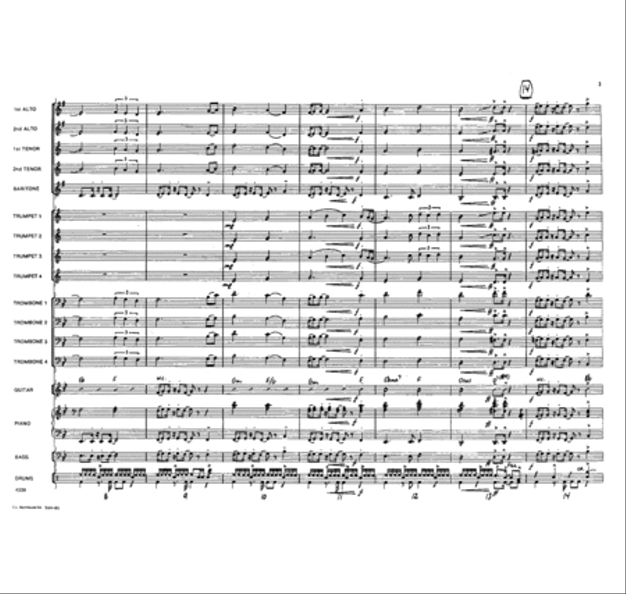 Aftershock Aftershock Jazz Ensemble scores gallery preview page 3
