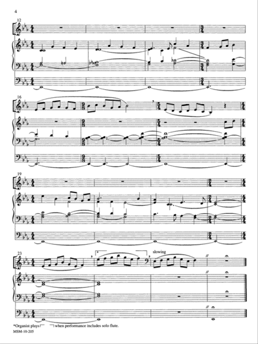 Two Hymn Improvisations for Epiphany Clarinet Solo scores gallery preview page 3