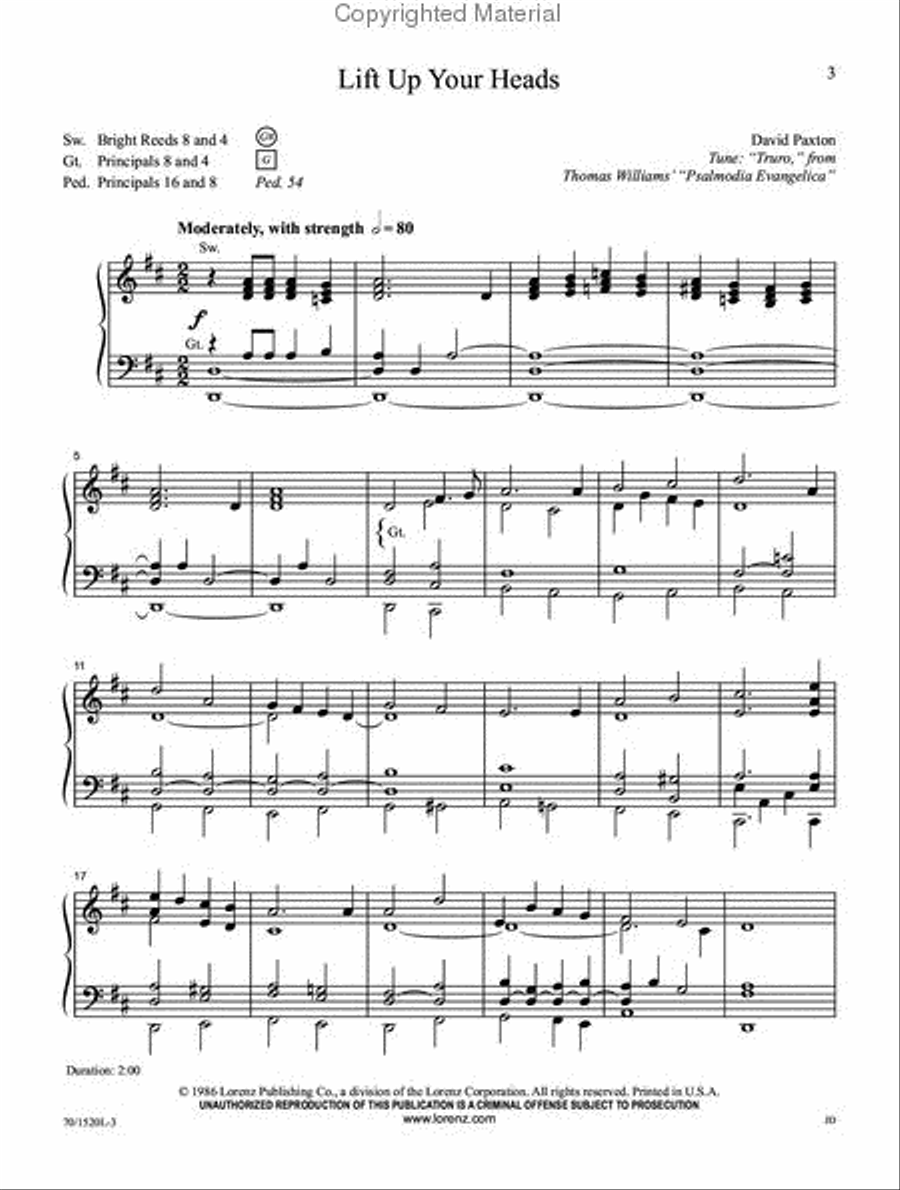 Prepare the Way Organ Solo scores gallery preview page 2