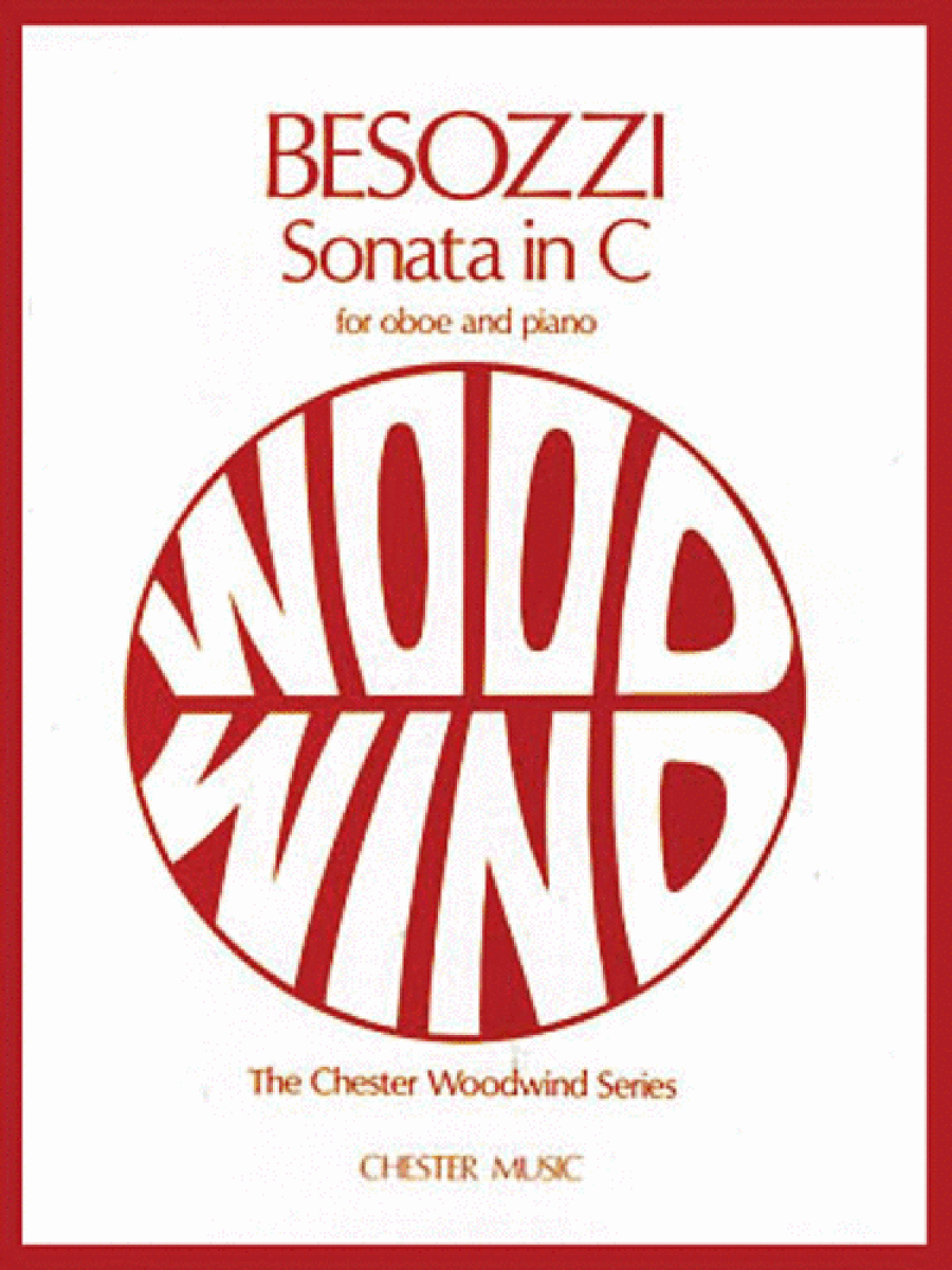 Sonata in C for Oboe and Piano Piano Accompaniment scores gallery preview page 1