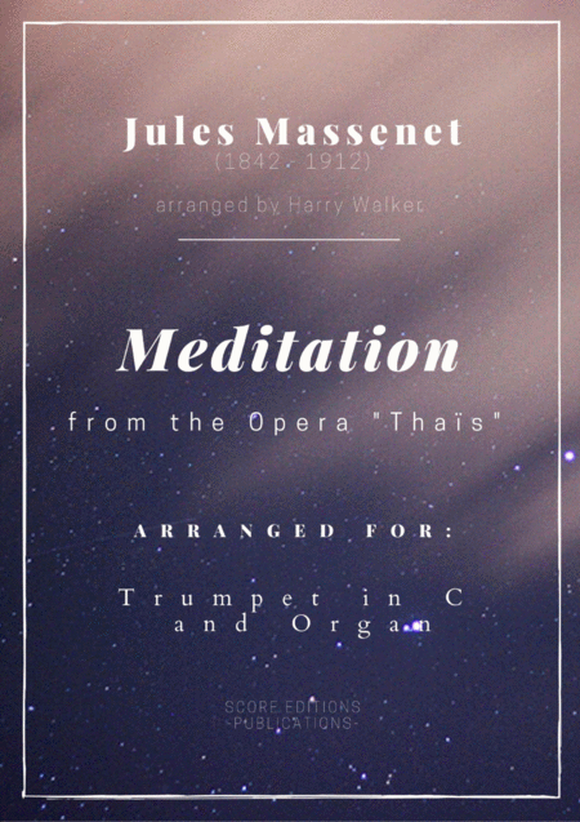 Meditation from "Thais" (for Trumpet in C and Organ) image number null