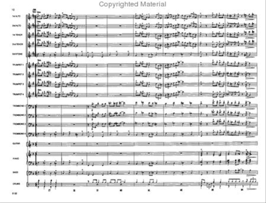 A Shuffle for Uncle Guido Jazz Ensemble scores gallery preview page 9
