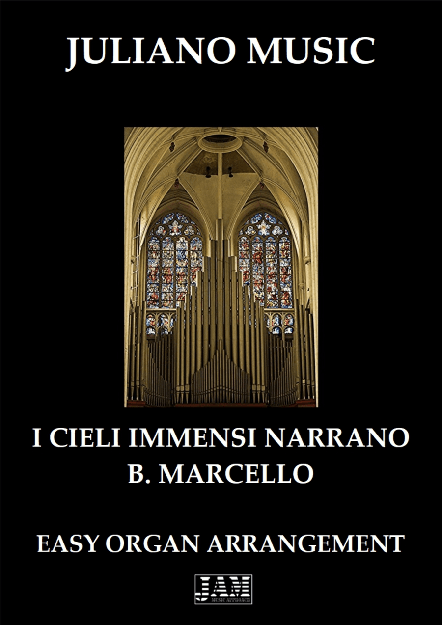I CIELI IMMENSI NARRANO (EASY ORGAN - C VERSION) - B. MARCELLO Organ Solo scores gallery preview page 1