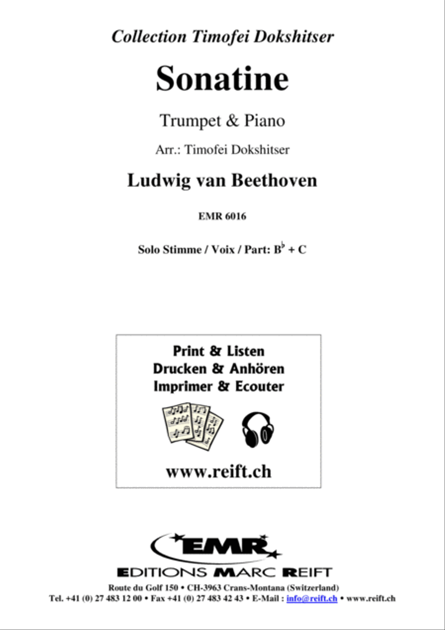 Sonatine Sonatine Trumpet Solo scores gallery preview page 2