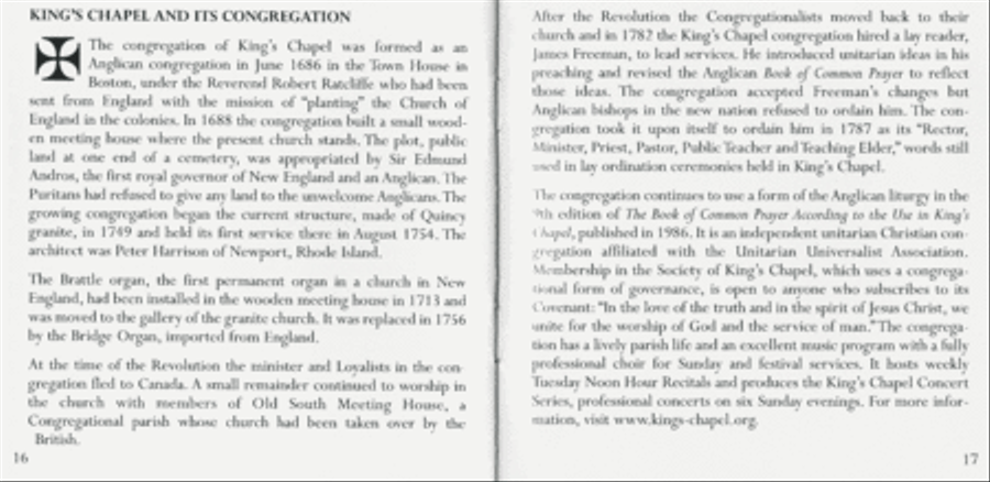 Heinrich Christensen Plays the C.B. Fisk Organ, King's Chapel, Boston Organ scores gallery preview page 10