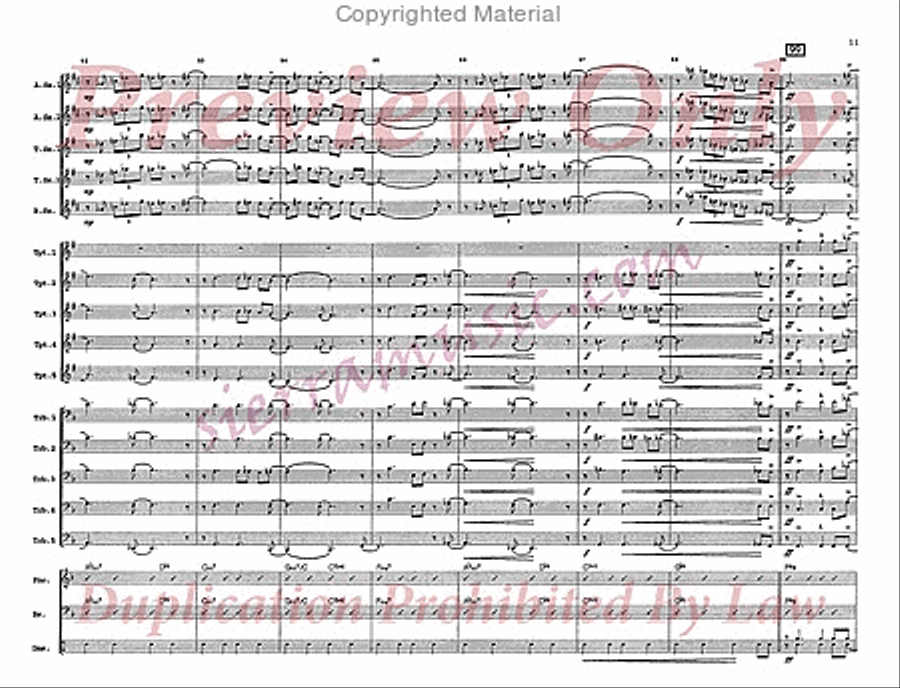 A Foggy Day A Foggy Day Jazz Ensemble scores gallery preview page 12