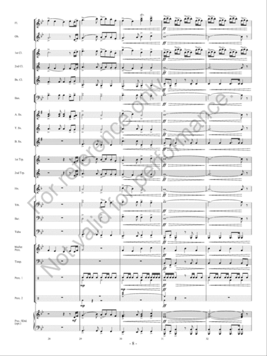 Call Of Champions Concert Band scores gallery preview page 9
