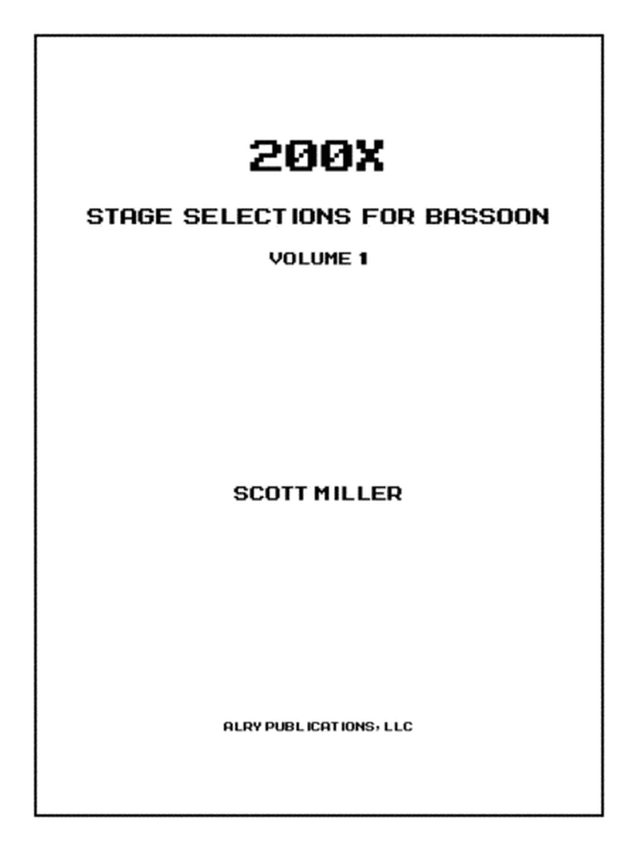 200X: Stage Selections for Bassoon, Volume 1