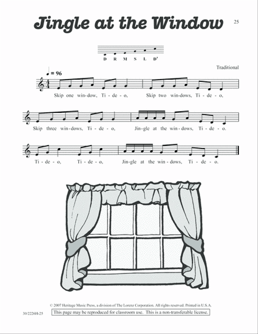 One-A-Day Warm-Ups for Orff Instruments Unison Choir scores gallery preview page 26