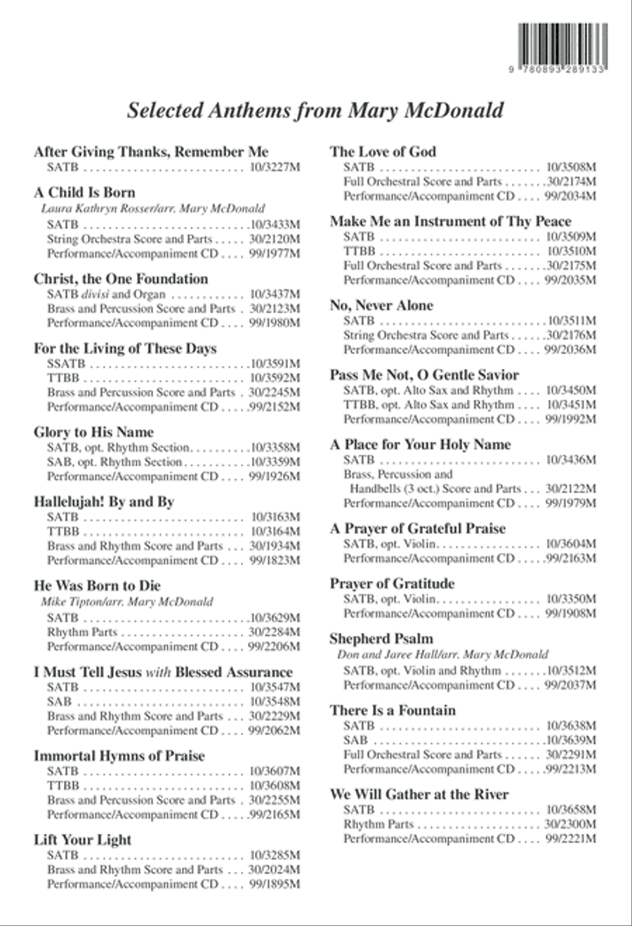 We Will Gather at the River 4-Part scores gallery preview page 13