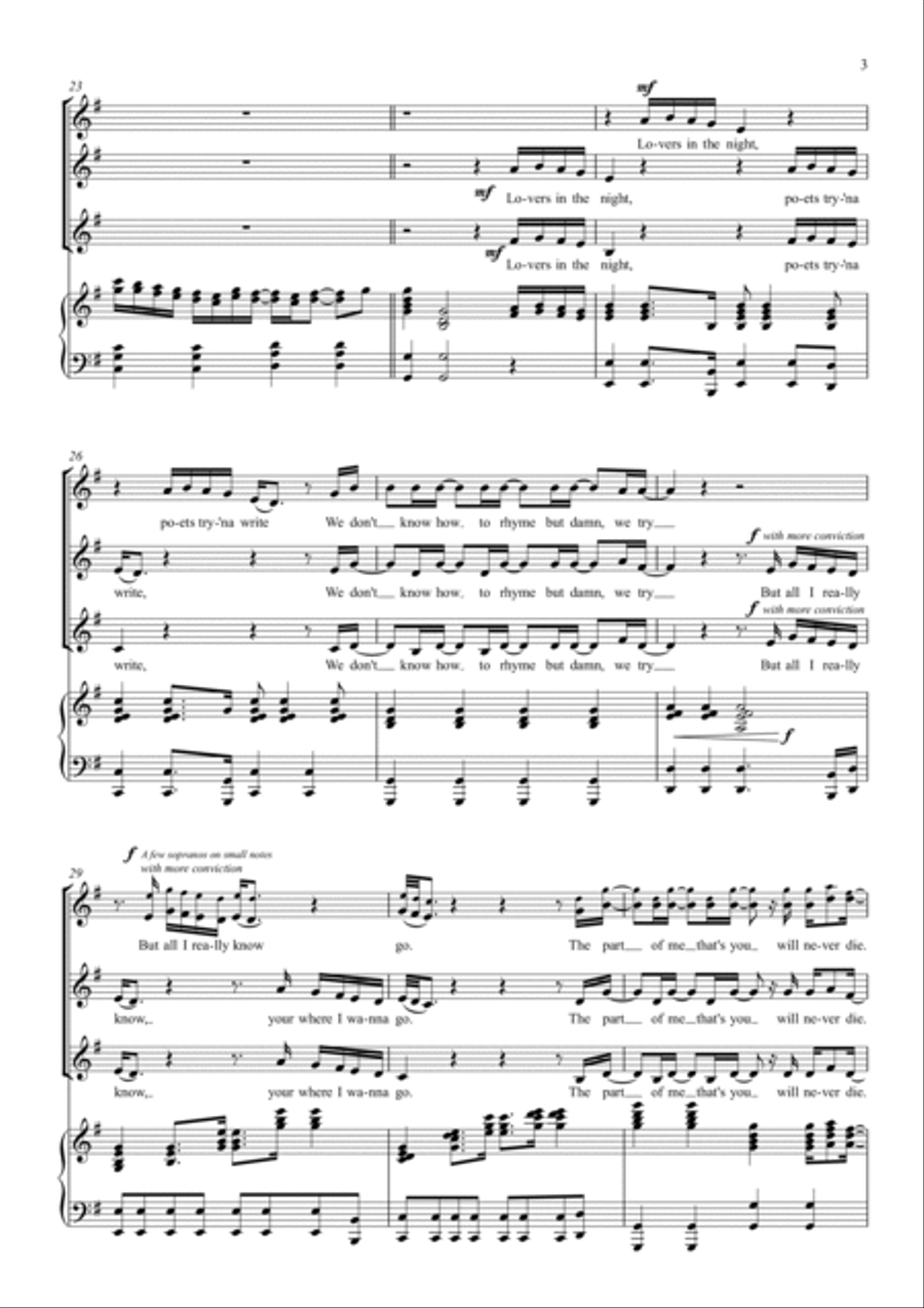 Always Remember Us This Way SSA scores gallery preview page 3