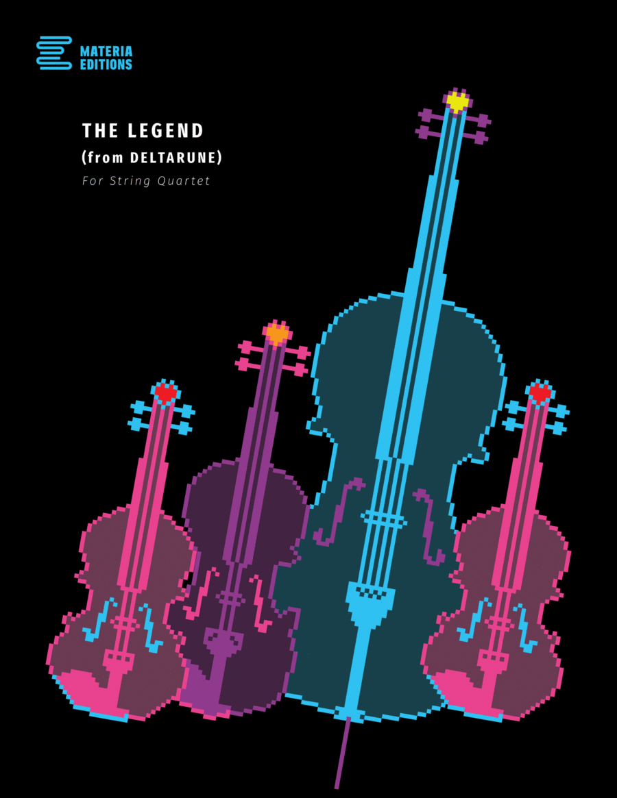 The Legend (from DELTARUNE) (for String Quartet) String Quartet scores gallery preview page 1