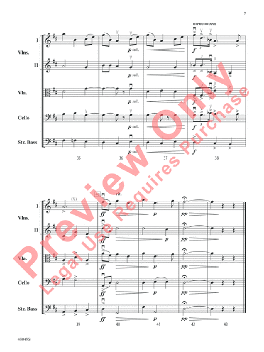 Nimrod String Orchestra scores gallery preview page 8