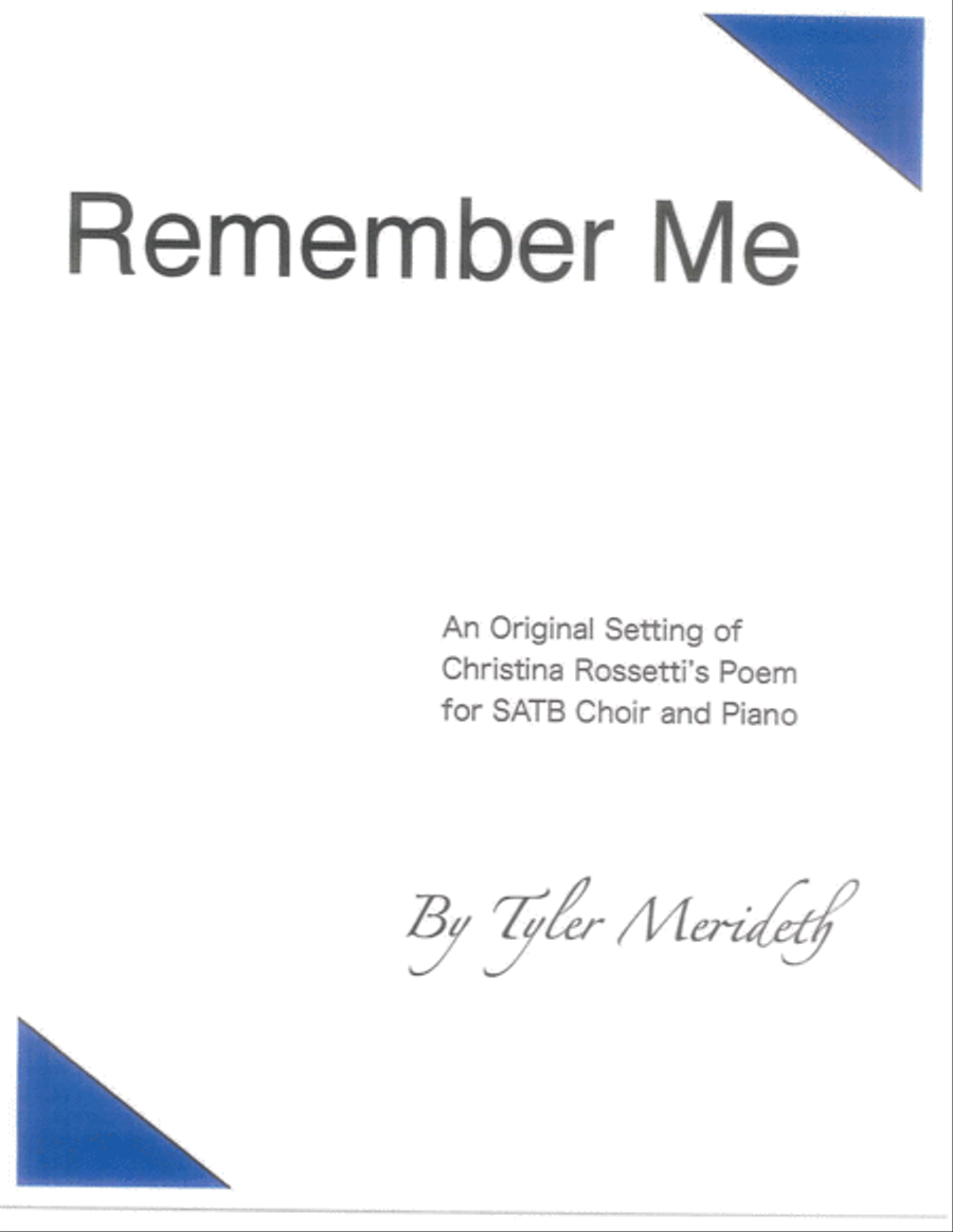Remember Me 3-Part scores gallery preview page 1