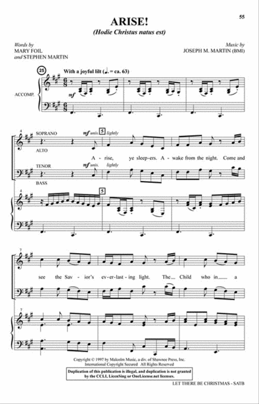 Let There Be Christmas 4-Part scores gallery preview page 7
