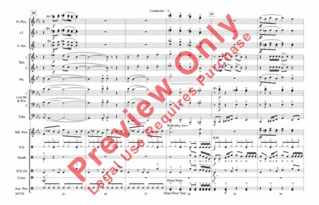 Ghostbusters by Ray Parker Jr. Marching Band - Sheet Music