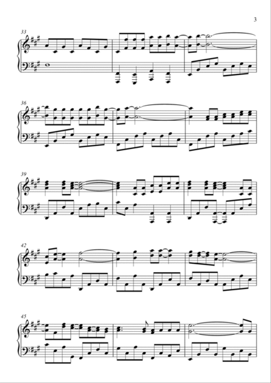 The Sound Of Silence The Sound Of Silence Piano Solo scores gallery preview page 3