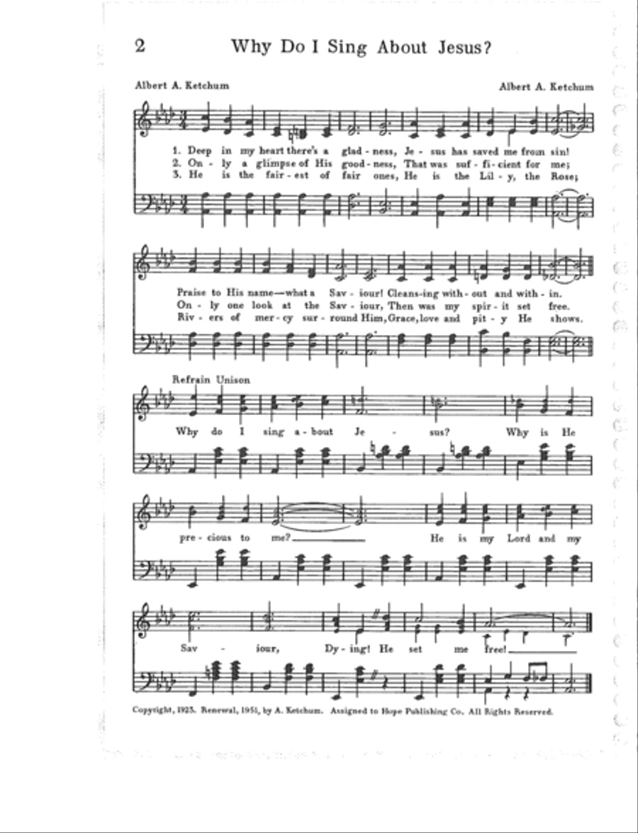 Let's Sing, Large (6X8) Voice scores gallery preview page 3