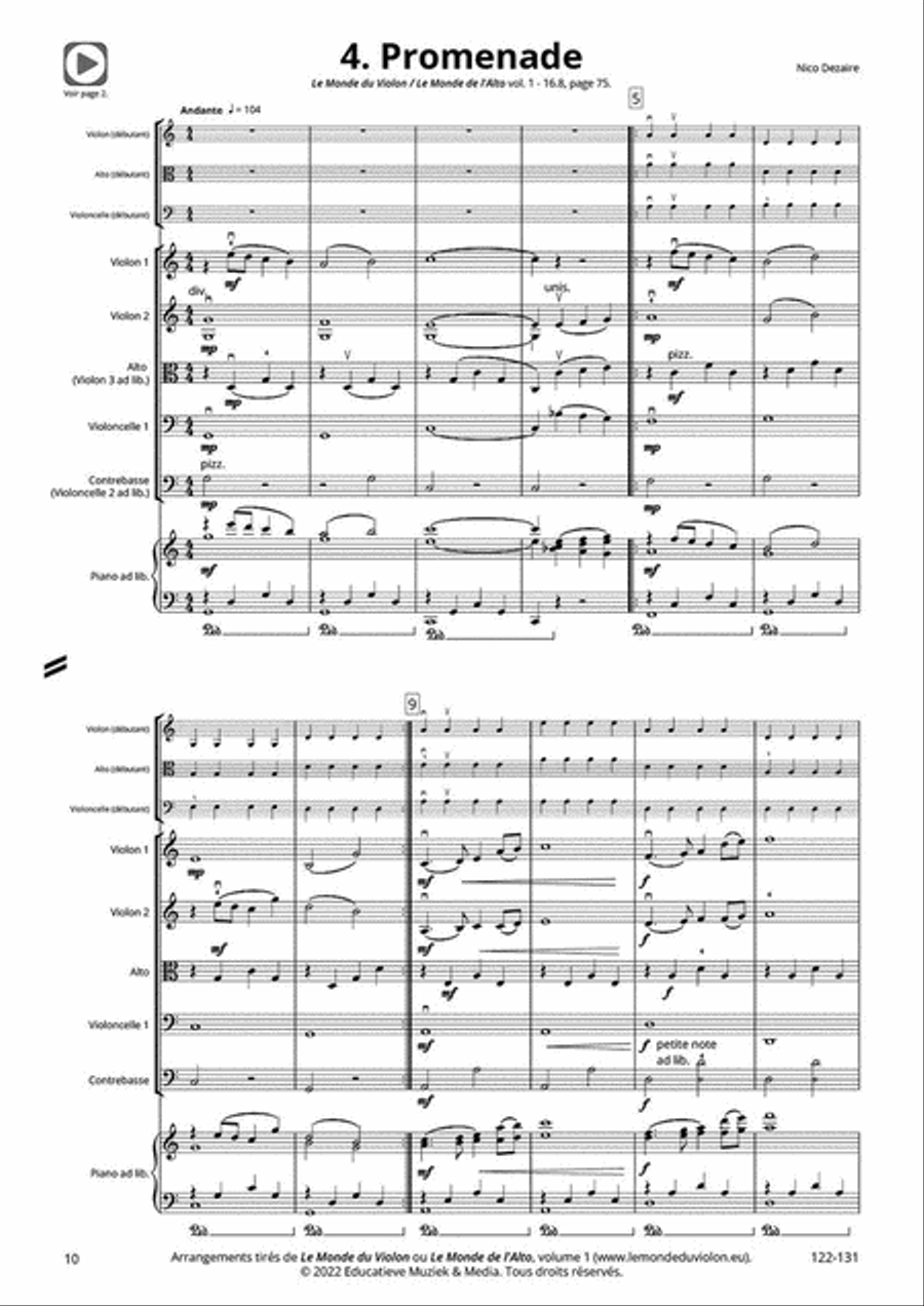 Notre premier concert! Notre premier concert! String Orchestra scores gallery preview page 3
