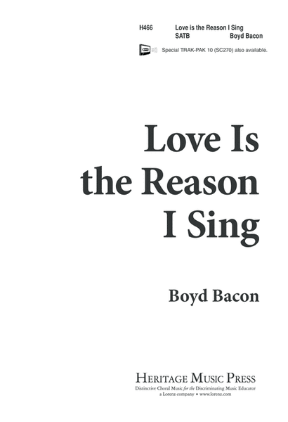 Love is the Reason I Sing
