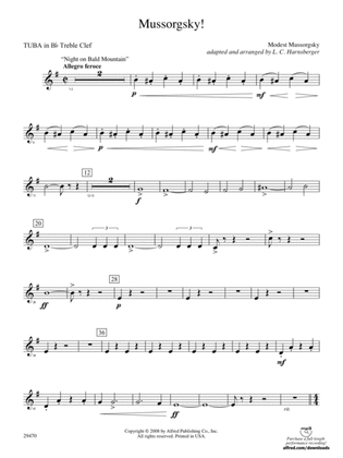 Mussorgsky!: (wp) B-flat Tuba T.C.