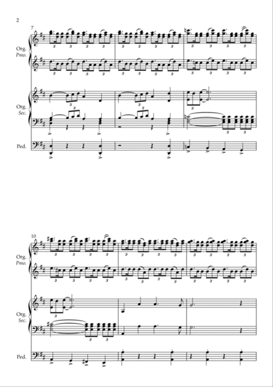 End Titles Organ Solo scores gallery preview page 2