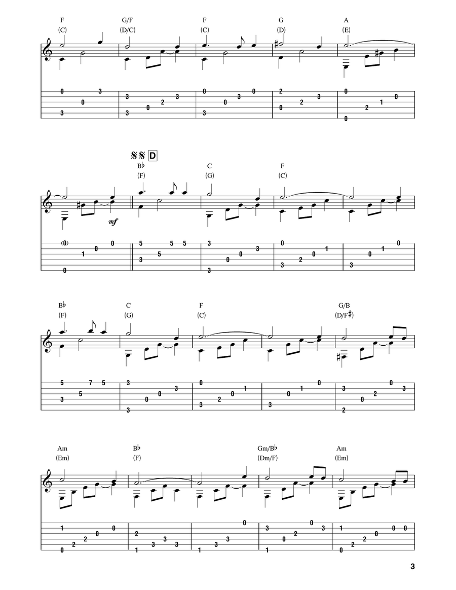Bratja (Brothers) (from Full Metal Alchemist) Electric Guitar scores gallery preview page 3