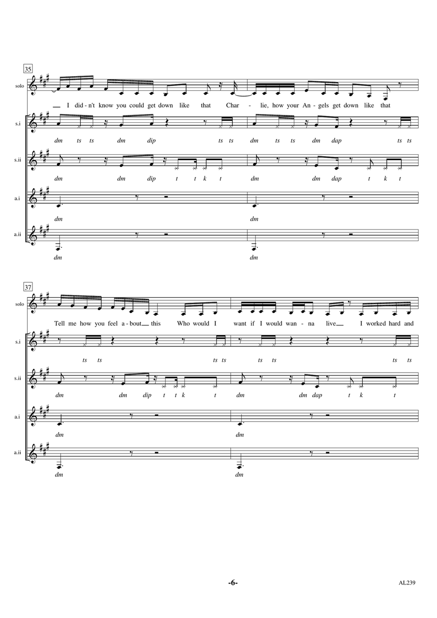 Independent Women Part I Independent Women Part I SSAA scores gallery preview page 6