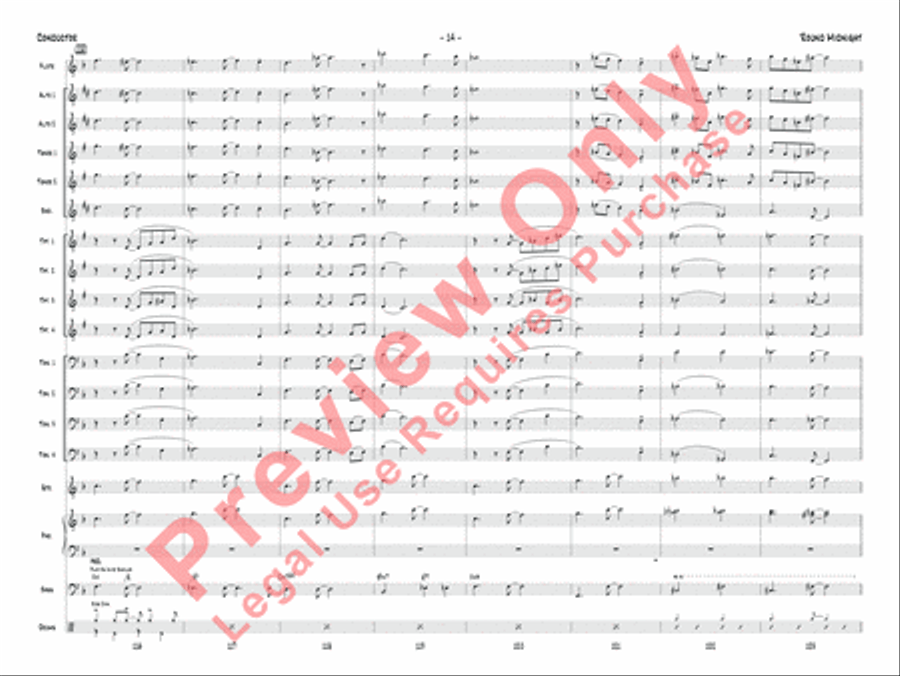 'Round Midnight Jazz Ensemble scores gallery preview page 17