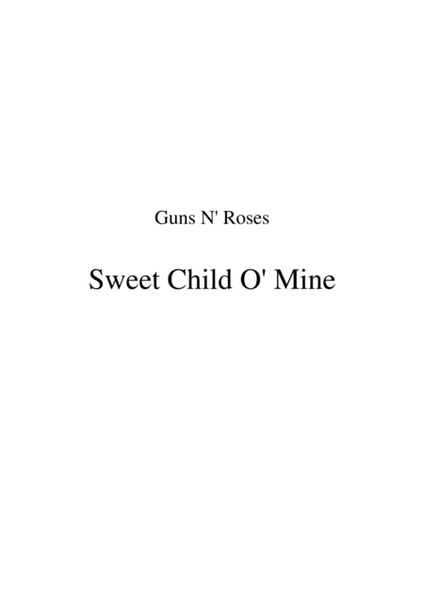 Sweet Child O' Mine image number null