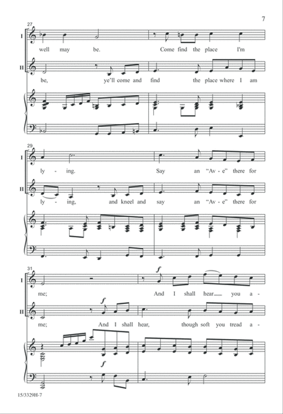 Danny Boy 2-Part scores gallery preview page 7