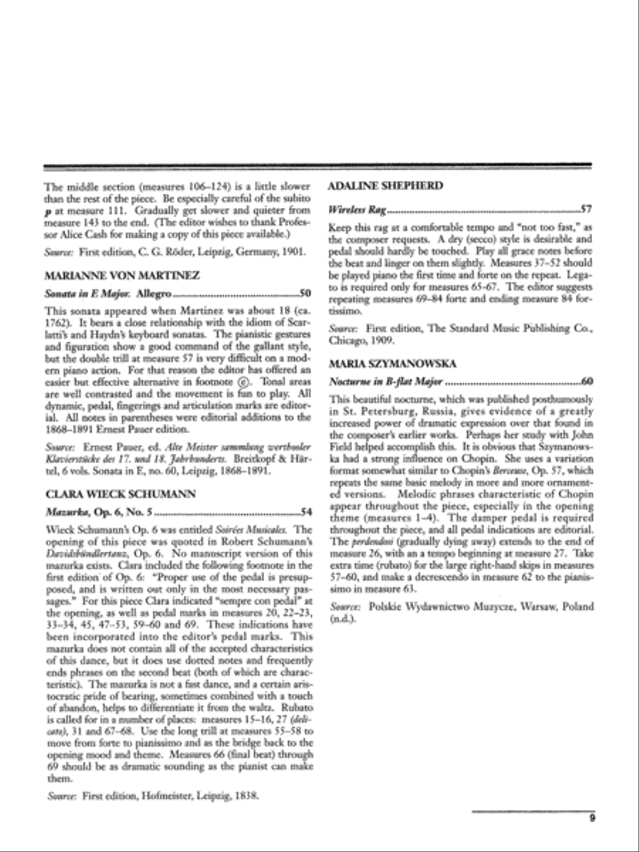 At the Piano with Women Composers Piano Solo scores gallery preview page 9