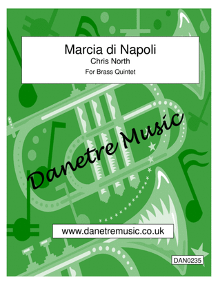 Book cover for Marcia di Napoli (Brass Quintet)