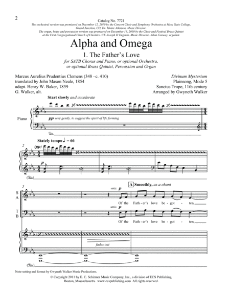 Alpha and Omega: 1. The Father's Love (Downloadable)