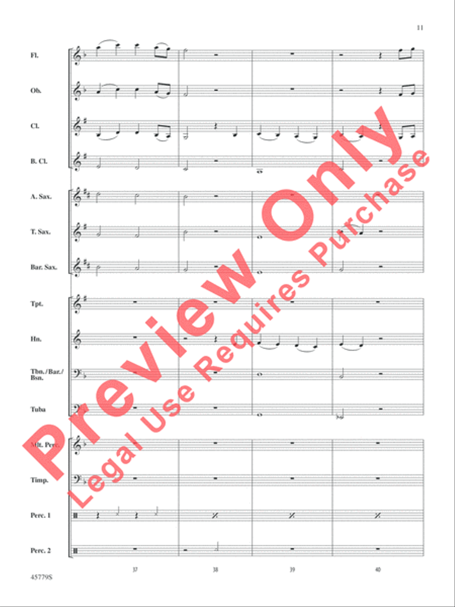 Mary, Did You Know? Concert Band scores gallery preview page 12