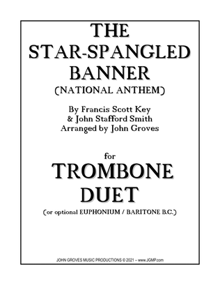 Book cover for The Star-Spangled Banner (National Anthem) - Trombone Duet