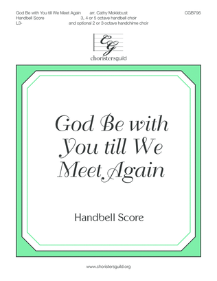 God Be With You Till We Meet Again - Handbell Score