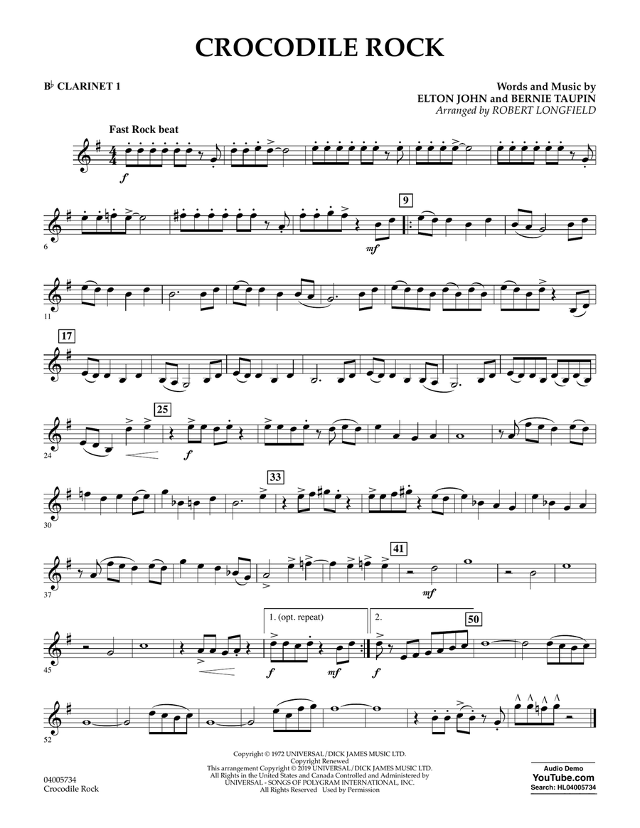 Rock clarinet outlet