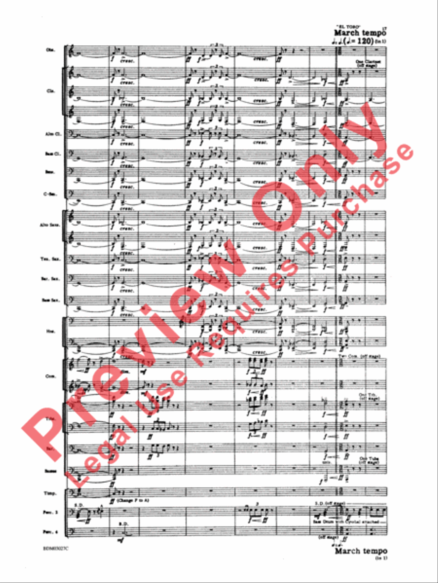 La Fiesta Mexicana Concert Band scores gallery preview page 20