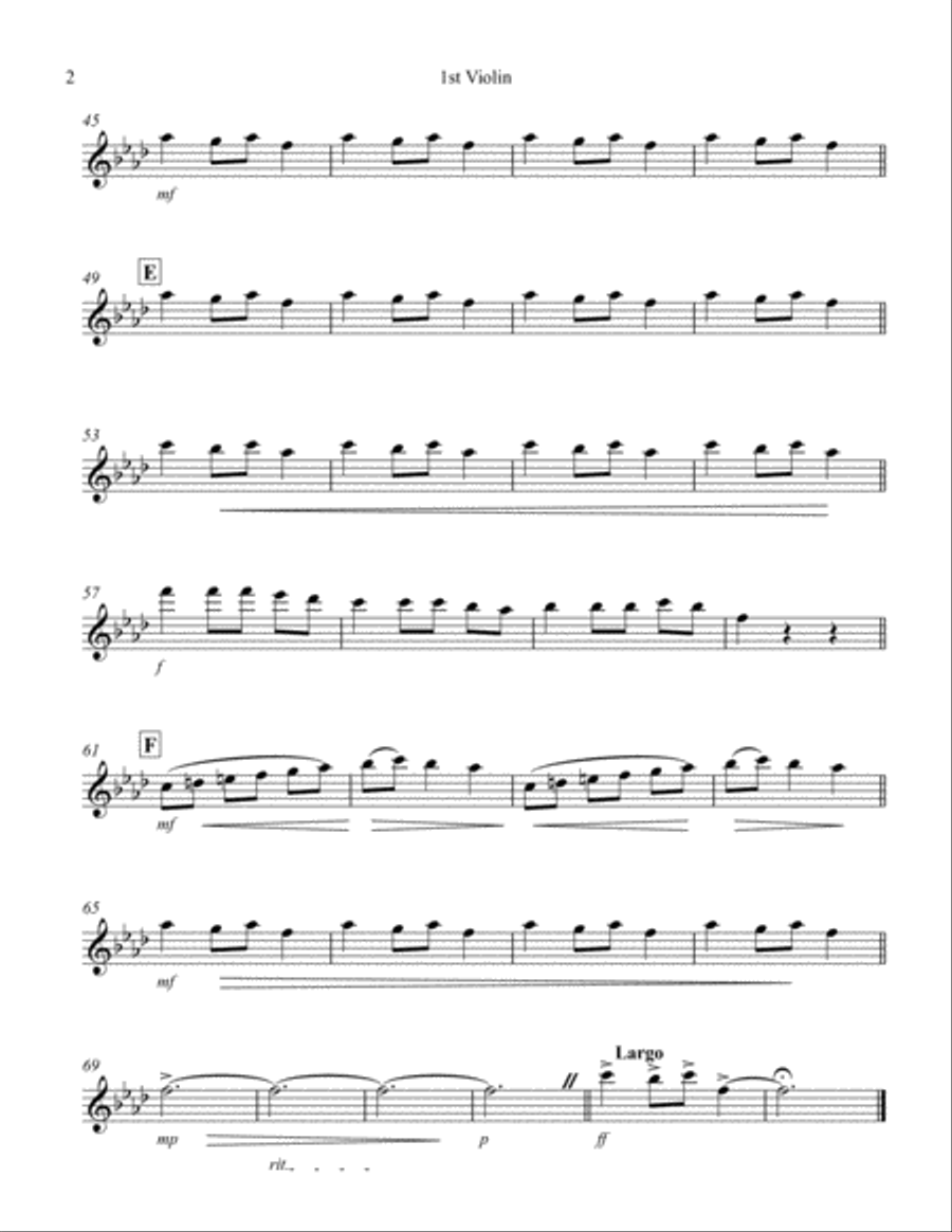 Carol of the Bells (F min) (String Sextet - 2 Violin, 1 Viola, 2 Cello, 1 Bass) Cello scores gallery preview page 6