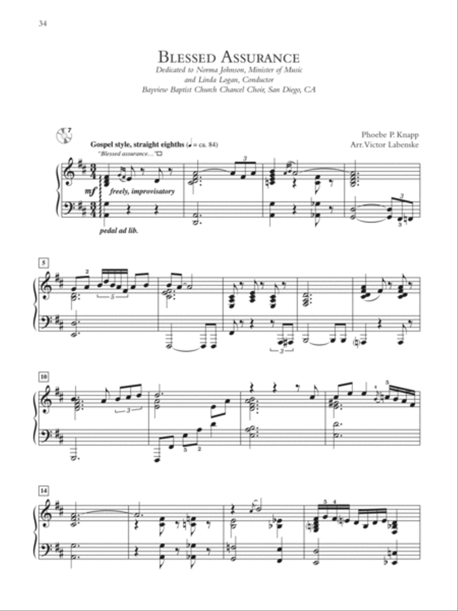 Great Things He Has Done Piano Solo scores gallery preview page 4