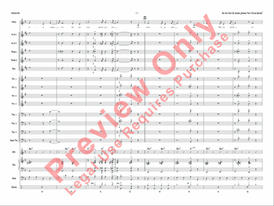 Bei Mir Bist Du Schon (Means That You're Grand) Jazz Ensemble scores gallery preview page 6
