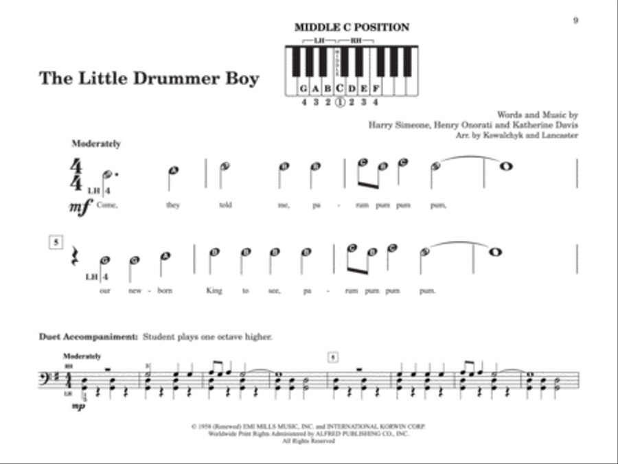 My First Pop Christmas Songs Piano Solo scores gallery preview page 3