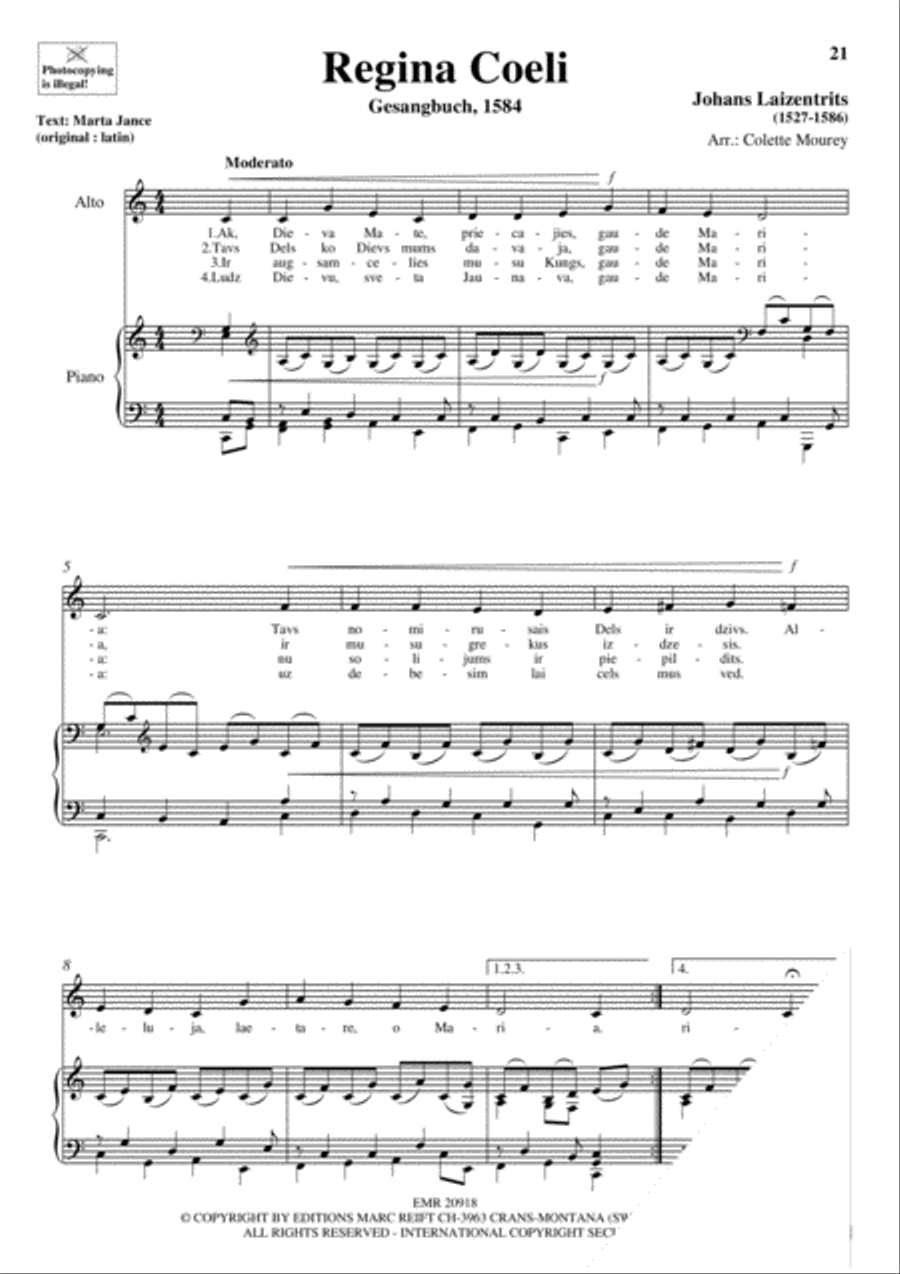 100 Ave Maria Volume 5 Alto Voice scores gallery preview page 11