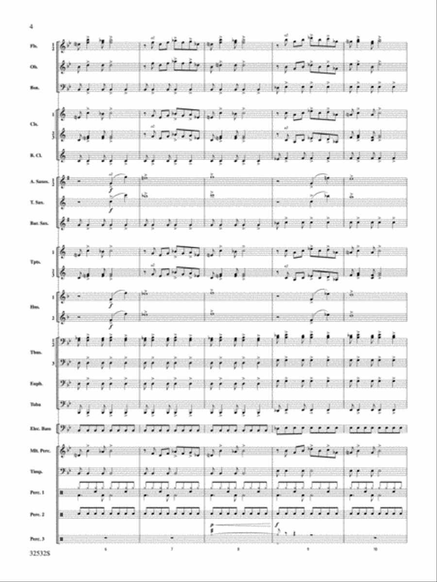 Led Zeppelin on Tour Concert Band scores gallery preview page 3