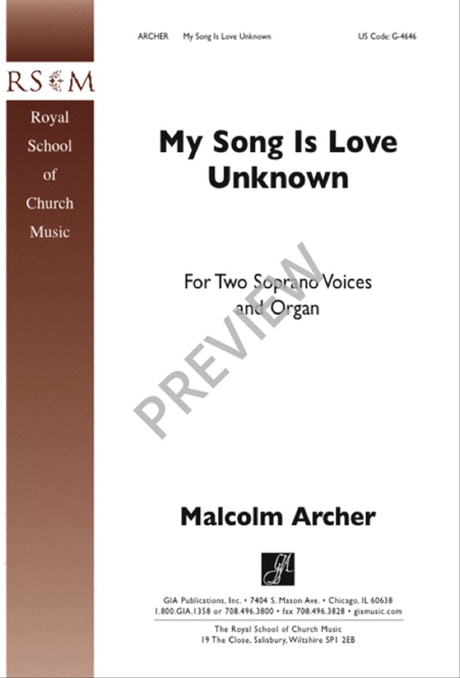 My Song is Love Unknown SA scores gallery preview page 2