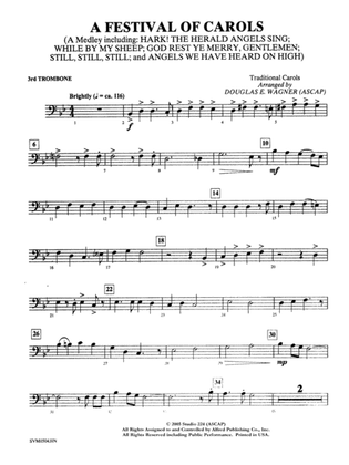A Festival of Carols (A Medley): 3rd Trombone