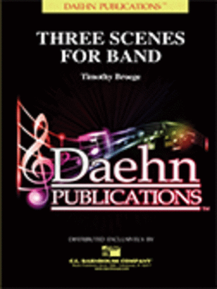 Book cover for Three Scenes for Band